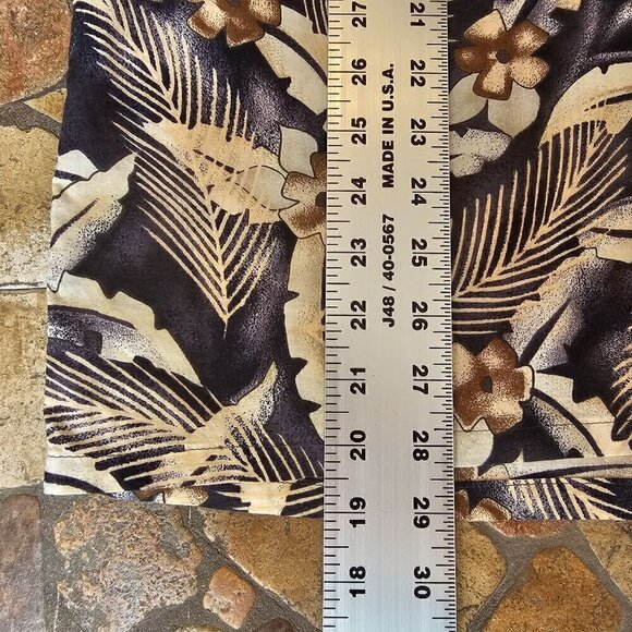 Splatt Men's Hawaiian Shirt M 100% Cotton Floral Print Fine Resortwear - Picture 8 of 9